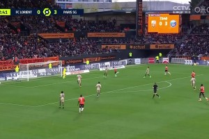 零封失敗！邦巴頭球破門，洛里昂扳回一球